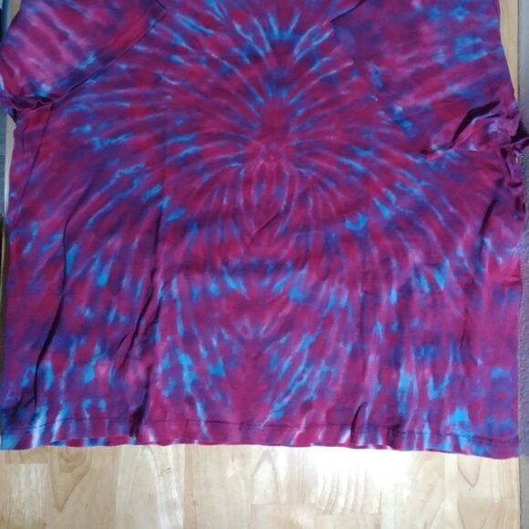 Vintage 90s Tie Dye T-Shirt USA Made - Picture 3 of 7